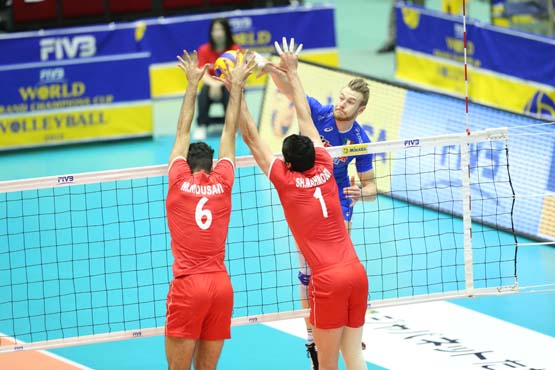 والیبال قهرمانی جهان: ایران 3 - ایتالیا 1